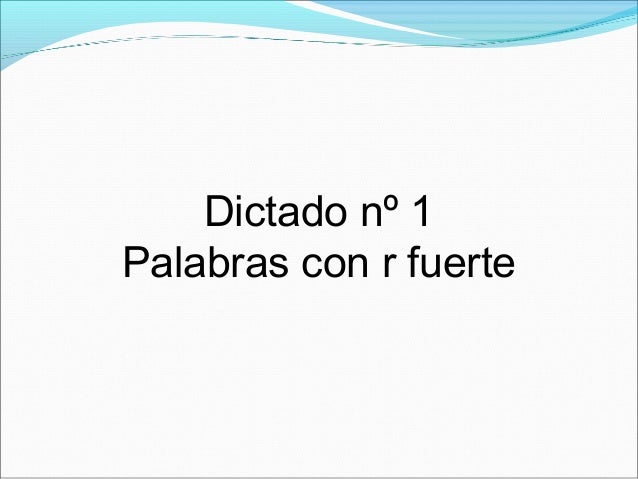 Dictados Unidad 9 Dictados Unidad 9