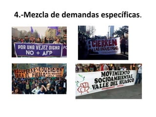 4.-Mezcla de demandas específicas.
 