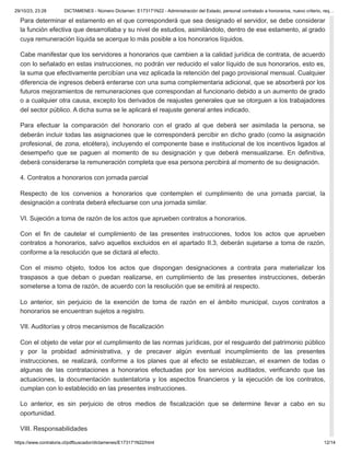 Nuevo Criterio y Requisitos para Contratación a Honorarios en la ...