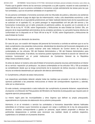 Nuevo Criterio y Requisitos para Contratación a Honorarios en la ...