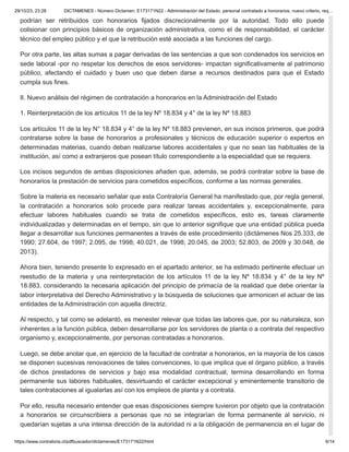 Nuevo Criterio y Requisitos para Contratación a Honorarios en la ...