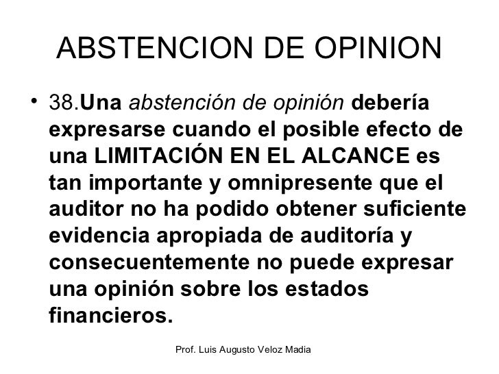 Dictamen de auditoria