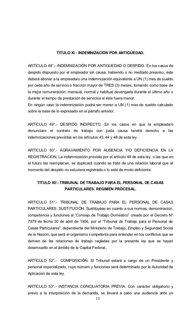 Dictamen proyecto de ley trabajadores casas particulares 