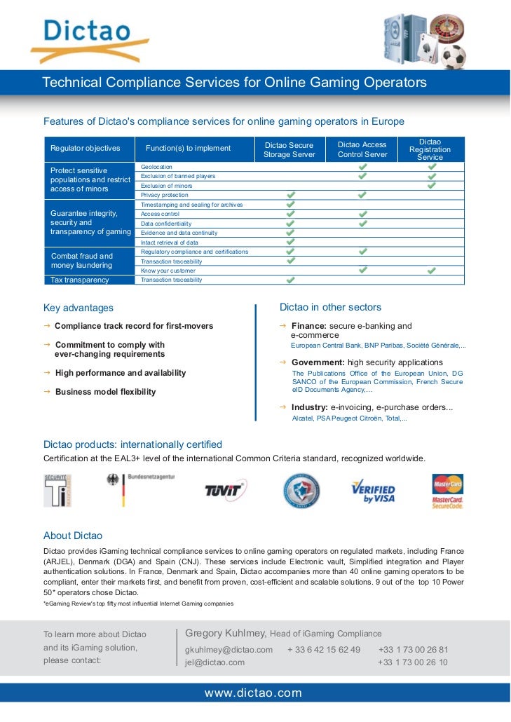 Technical compliance services for online gaming operators_2pagesheet_EN version