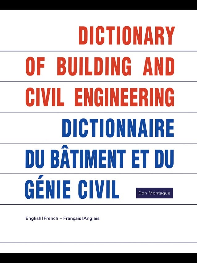 Dictionnaire genie civil anglais francais pdf