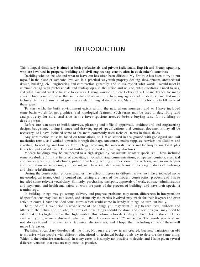 Dictionnaire genie civil anglais francais pdf