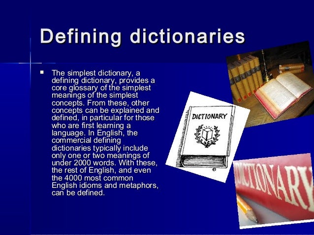 Dictionaries