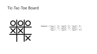 Tic-Tac-Toe Board
 