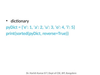 DictionariesPython Programming.One of the datatypes of Python which ...