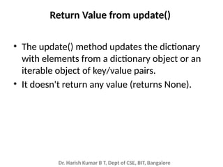 DictionariesPython Programming.One of the datatypes of Python which ...