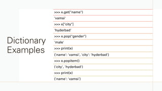 Dictionaries in python!!!!!!!!!!!!!!!!!!!!!!!!!!!!!!!!!!!!!!!!!!!!! | PDF