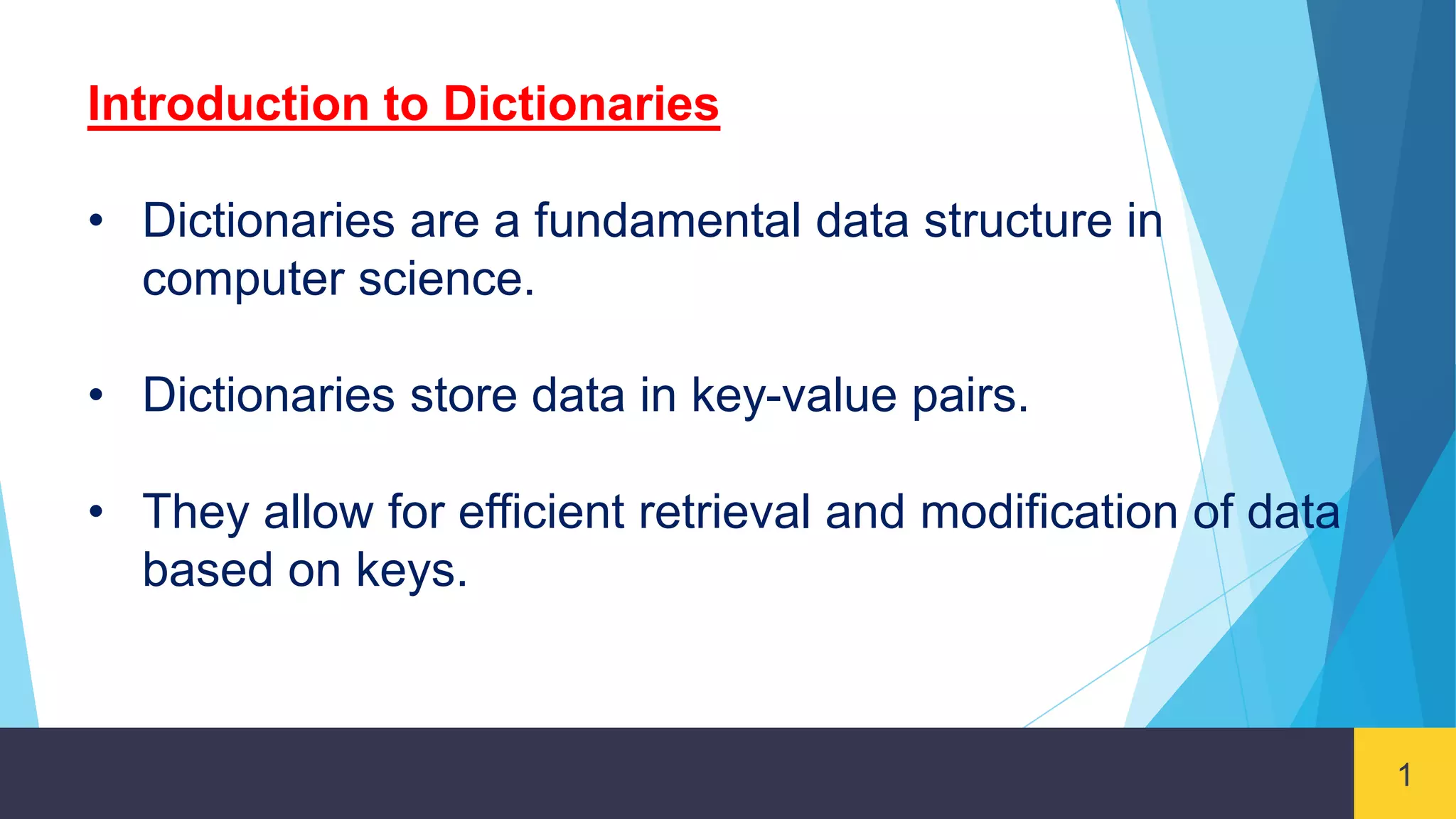 Dictionaries_66f8_csm-c.pptx | Databases | Computer Software and ...
