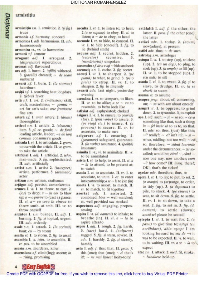 Dictionar Francez Roman PDF