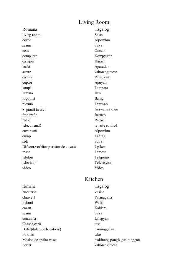 Dictionar tagalog Aparador Alto Moderno ~ Dictionar tagalog