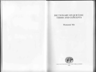 Dictionary quranic-terms-concepts-mir