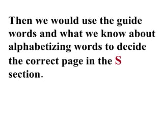 Dictionary Definitions | PPT