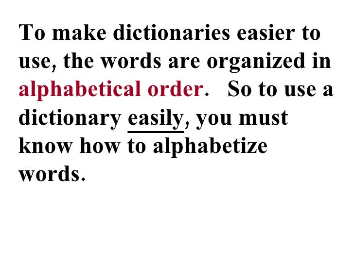 Dictionary Definitions