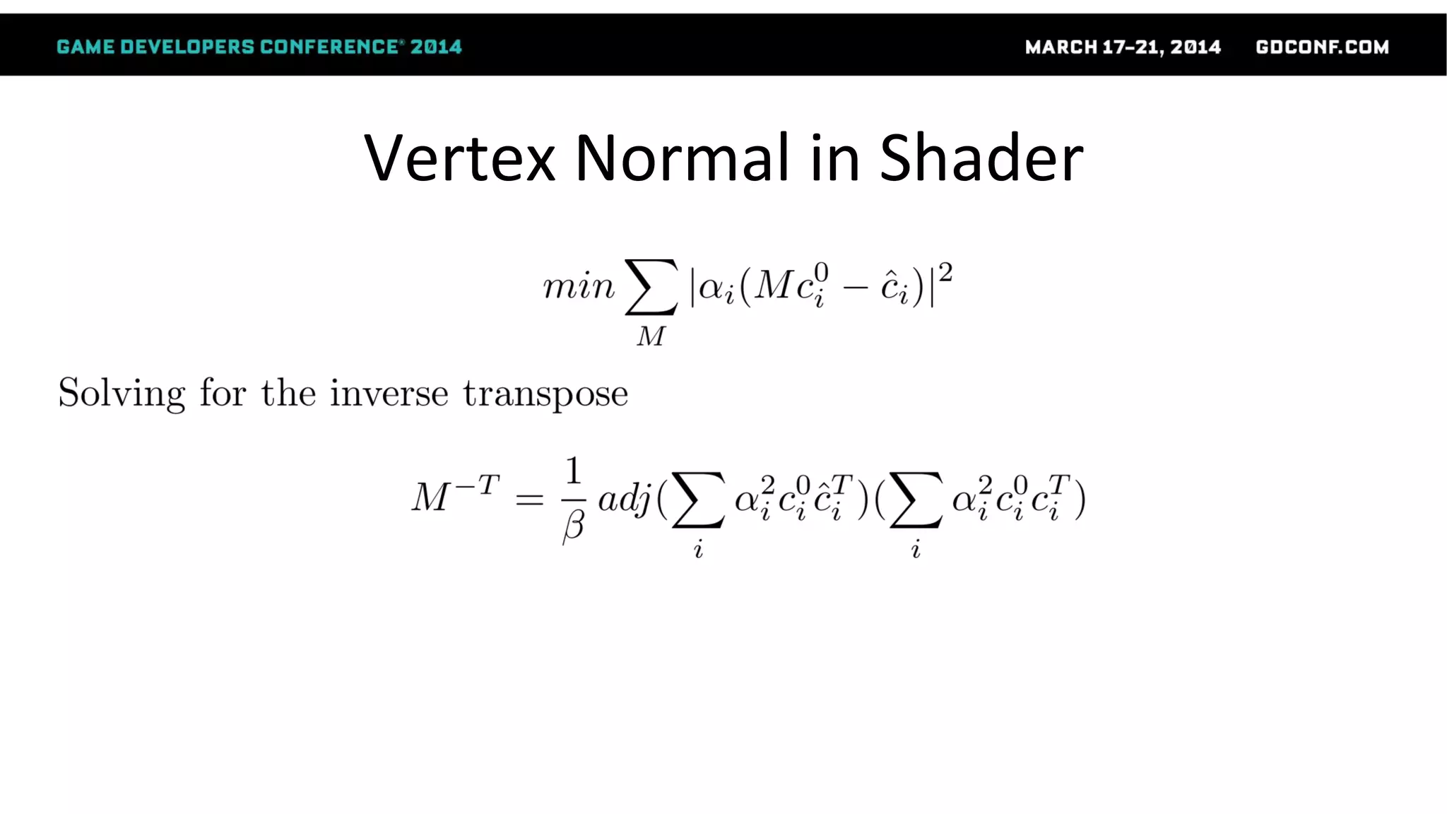 Vertex Normal in Shader
 