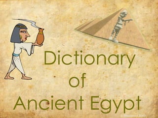 Dictionary ofAncient Egypt S Westwood 2010  