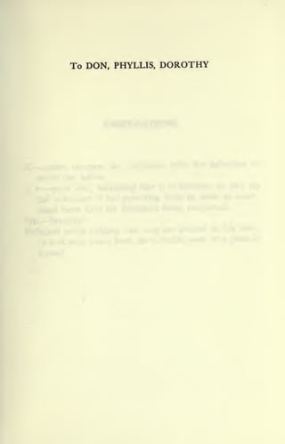 To DON, PHYLLIS, DOROTHY
 