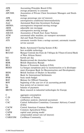 Dictionary of economics | PDF
