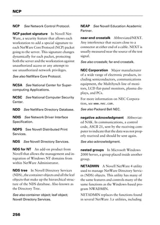 Netware Core Protocol Packet Structure Dictionary of Networking Part part 2.pdf