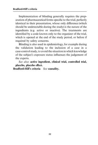Dictionary Of Pharmacoepidemiology | PDF