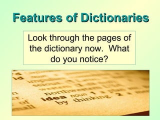 Dictionary powerpoint | PPT