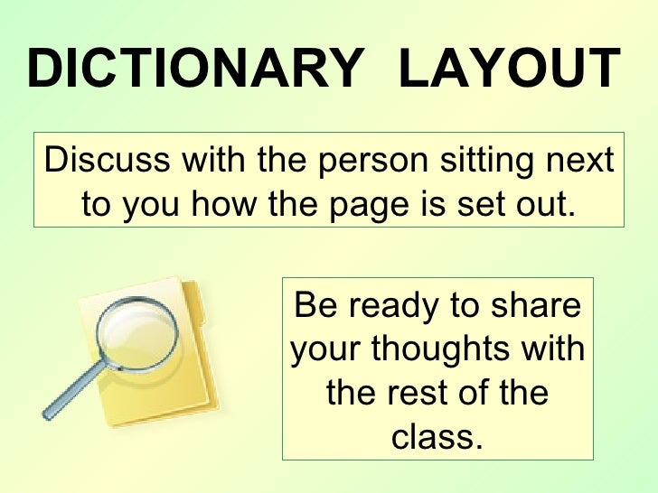 Dictionary powerpoint