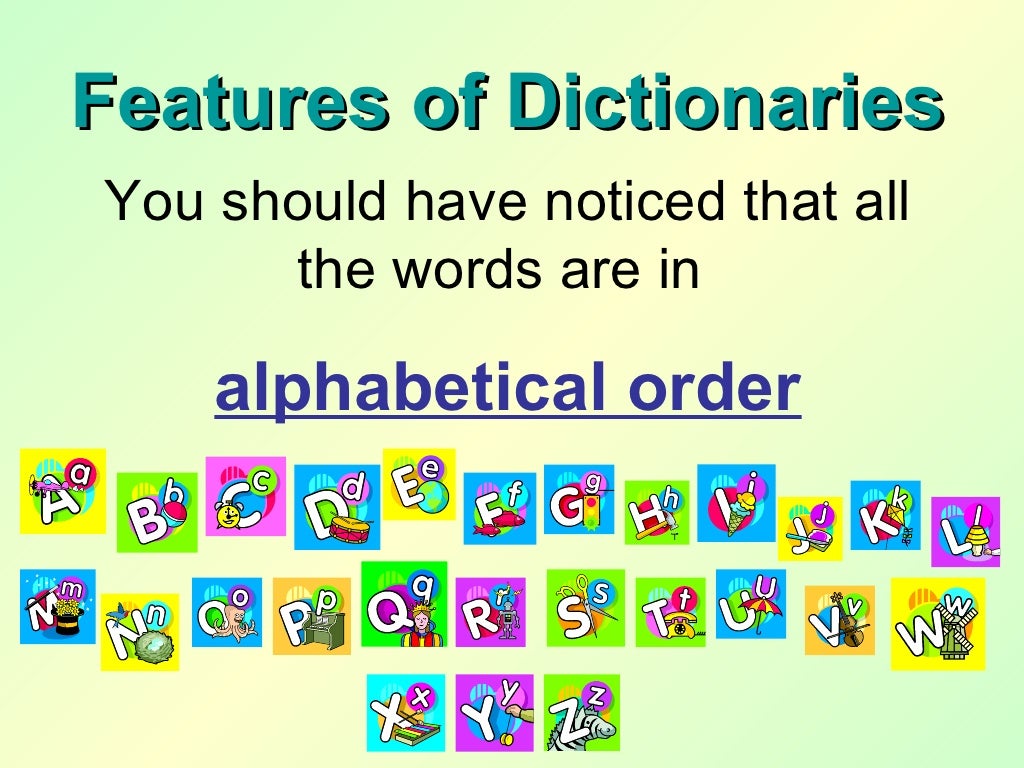 Dictionary powerpoint