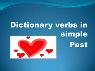  verbs in simple Past 