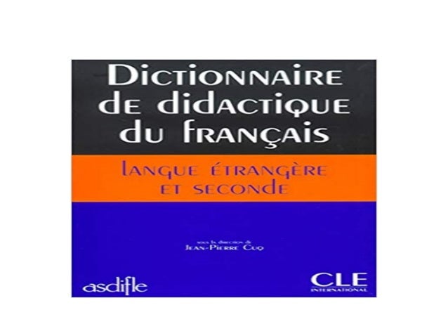 PDF Télécharger dictionnaire de didactique jean pierre cuq pdf Gratuit