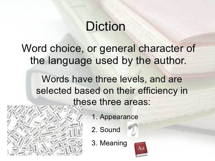 types of diction