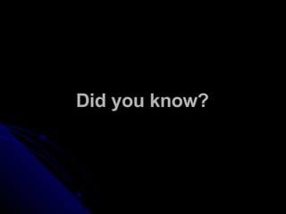 Did you know? 
