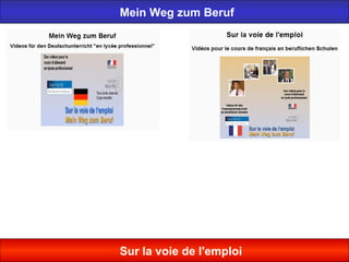 Mein Weg zum Beruf
Sur la voie de l'emploi
 