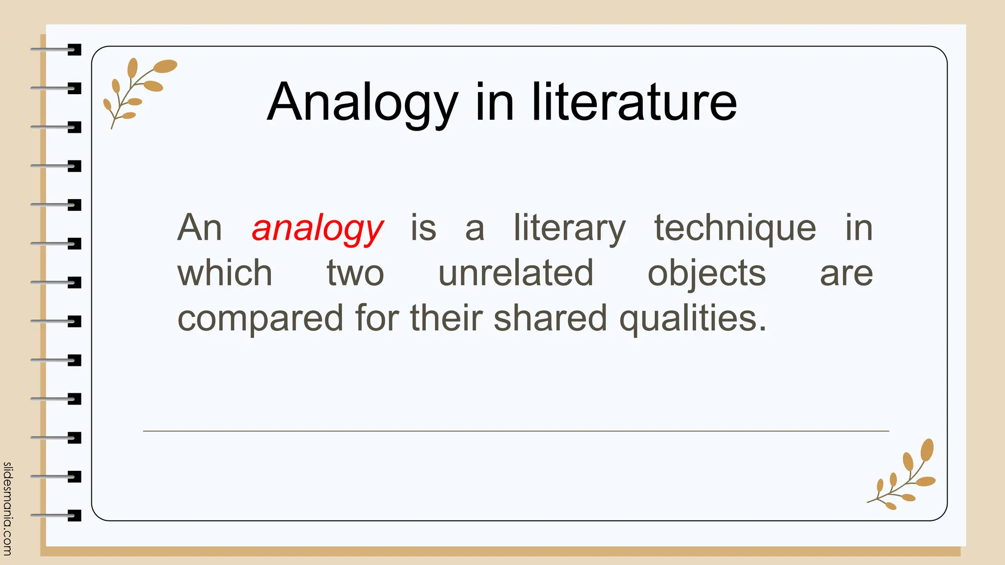 didactiand analogy lesson.pptx lesson g9 | PPT