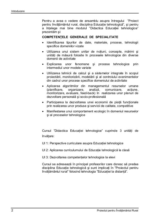 Subiecte Olimpiada Educatie Tehnologica Clasa A 5a