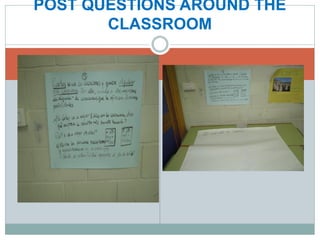 POST QUESTIONS AROUND THE
       CLASSROOM
 