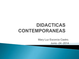 Mary Luz Escorcia Castro.
Junio -24 -2014
 