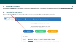 1. Comment se connecter? 2
Vous avezaccèsauKompassquel quesoitl’ordinateur etlemoteur derecherchequevousutilisez,laseuleobligation,vousdevezvousconnecter avecvotreidentifiantetvotre login Lyon 1.
2. Comment faire une recherche ?
Cliquez sur NouvelleRecherche pourvoir apparaîtrecet écranqui va vous proposer des filtres disponibles (critèresde sélection).
 
