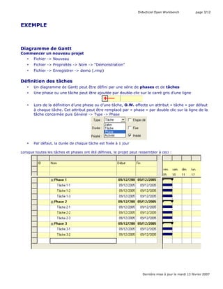 Didacticiel open workbench | PDF
