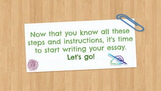 Didactic Instructive Guide to Write Good Essays