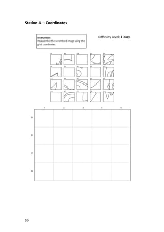 50
Station 4 – Coordinates
 