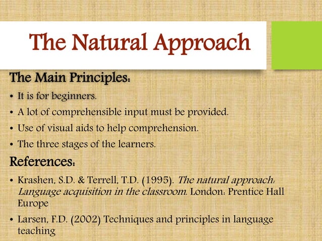 Total Physical Responde and Natural Approach | PPT