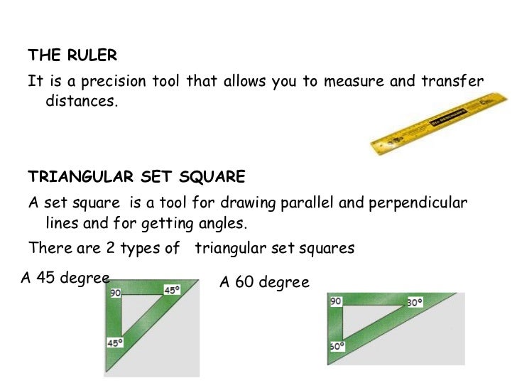 Drawing Parallel Lines With Set Squares : Ffh technical drawing i