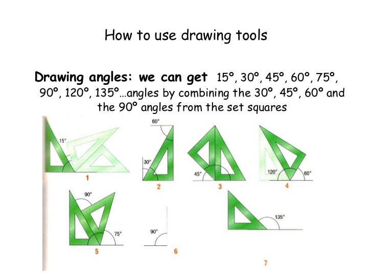Drawing Parallel Lines With Set Squares : Ffh technical drawing i