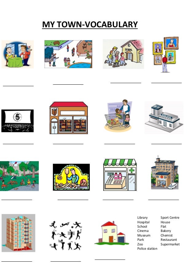 Teaching sequence: MY TOWN