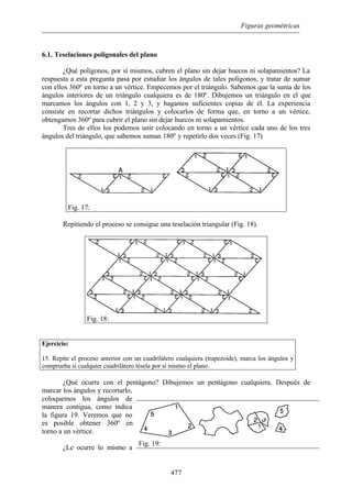 Tesela Triangular Didáctica de la geometria | PDF