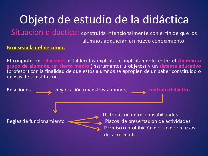 Didáctica de las matemáticas brouseau