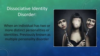Dissociative Identity Disorder frankie and alice Nicole Basham | PPTX